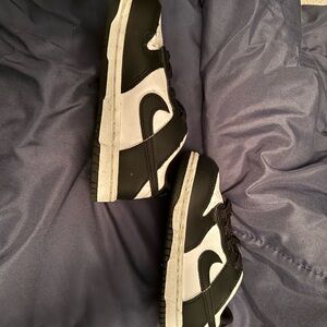 Nike Black and White Athletic Shoes